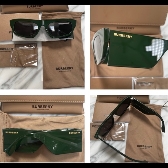 BURBERRY UNIQUE SUNGLASSES AT MILAN FASHION WEEK IN MILAN ON VICTORIA STELLA - Picture 9 of 16